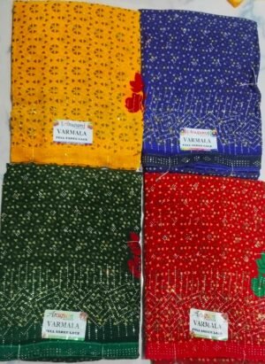 Synthetic Saree Anupam Varmala