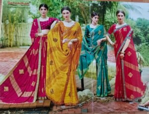 Synthetic Saree Satvachan Chhabili