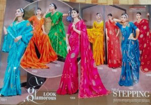 Synthetic Saree Satvachan Roop Kala