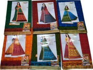 Cotton Saree Karishma Aisha Nandinee Border