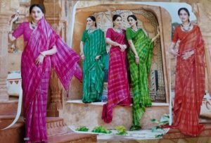 Synthetic Saree Satvachan Chitchor