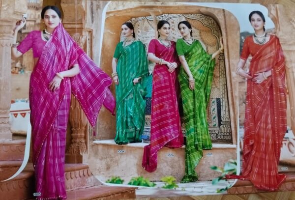 Synthetic Saree Satvachan Chitchor