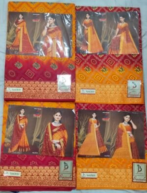 Cotton Saree Bansiwala Zacard Border