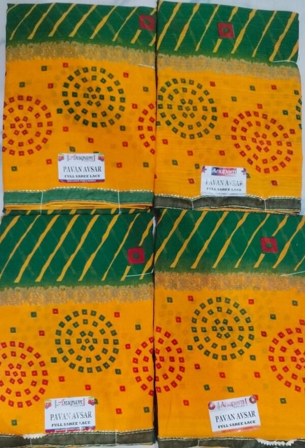 Synthetic Saree Anupam Pavan Avsar - Image 2