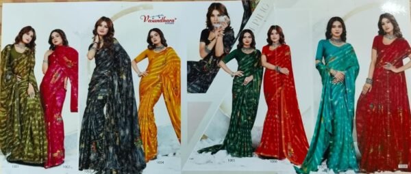 Synthetic Saree Vasundhara Peacock
