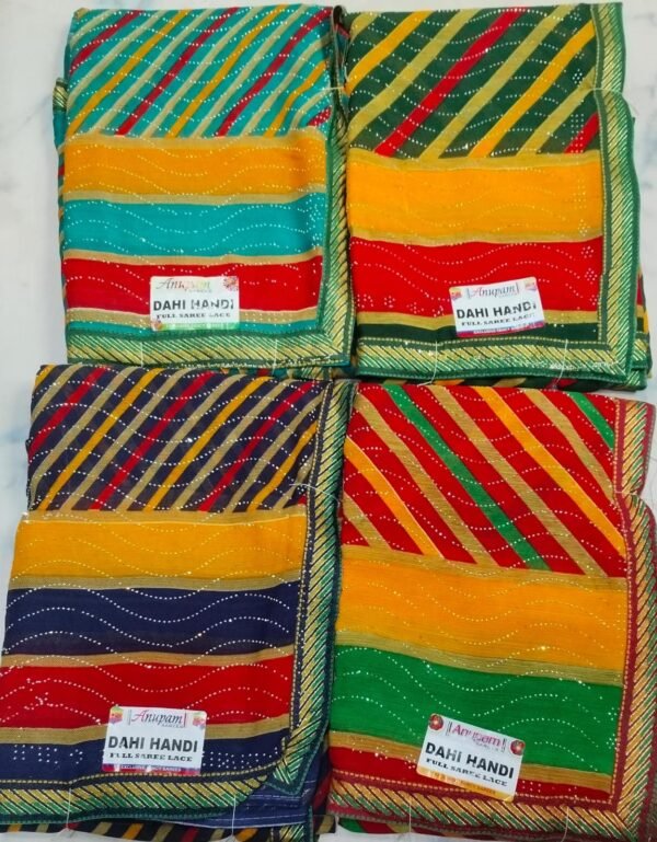 Synthetic Saree Anupam Dahi Handi - Image 2