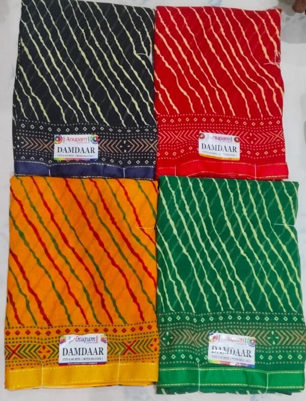 Synthetic Saree Anupam Damdar - Image 2
