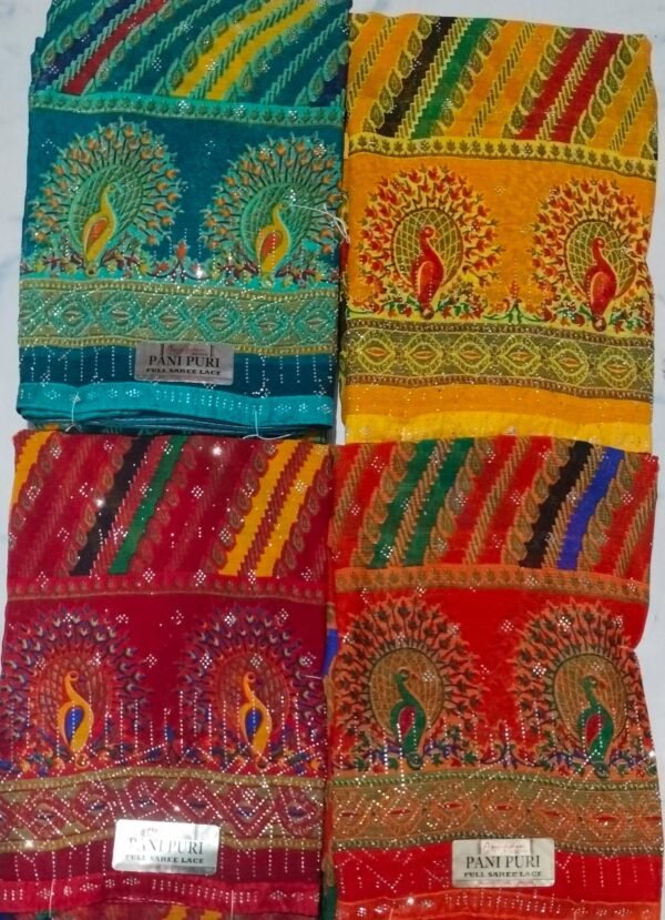 Synthetic Saree Anupam Pani Puri - Image 2