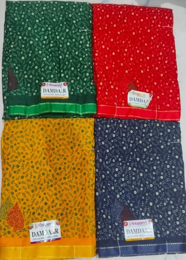 Synthetic Saree Anupam Damdar - Image 3