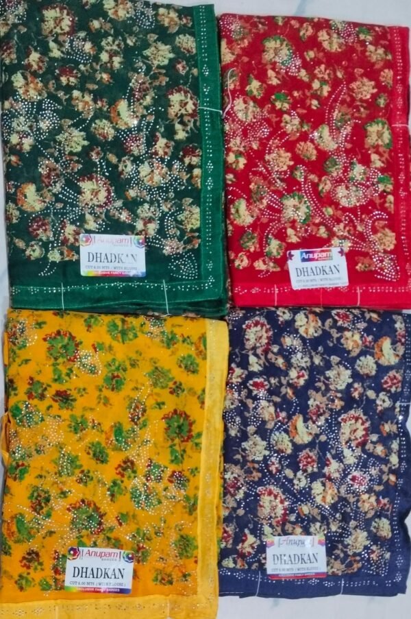 Synthetic Saree Anupam Dhadkan - Image 3