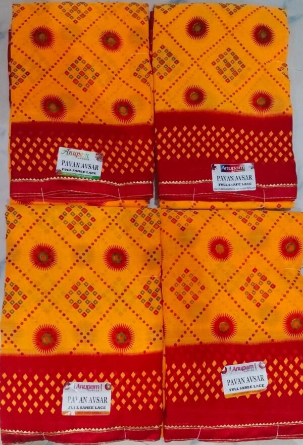 Synthetic Saree Anupam Pavan Avsar - Image 3