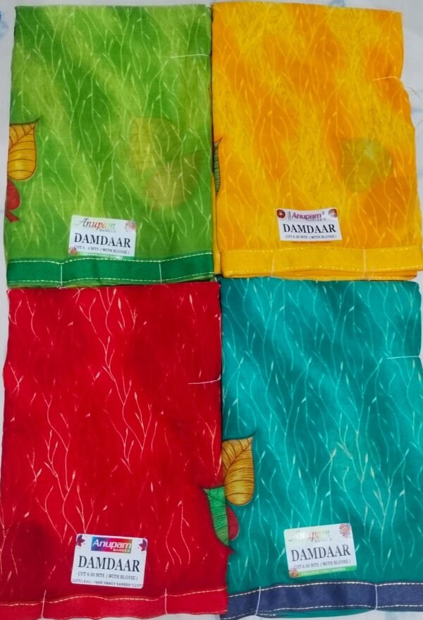 Synthetic Saree Anupam Damdar - Image 4