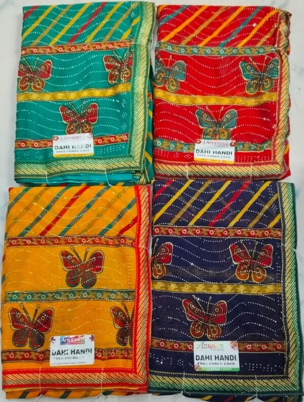 Synthetic Saree Anupam Dahi Handi - Image 4