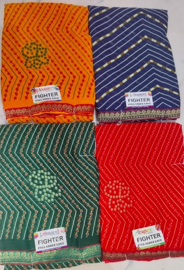 Synthetic Saree Anupam Fighter - Image 5