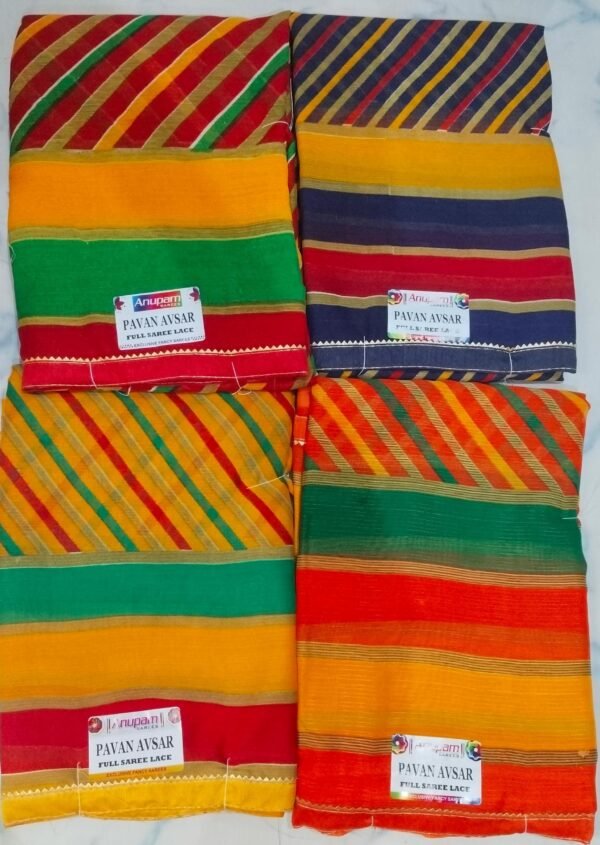 Synthetic Saree Anupam Pavan Avsar - Image 5