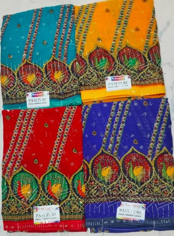 Synthetic Saree Anupam Pani Puri - Image 8