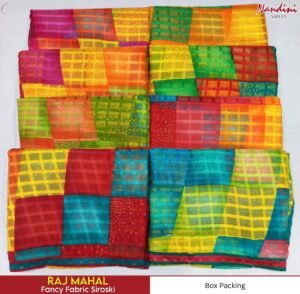 Synthetic Saree Nandini Raj Mahal