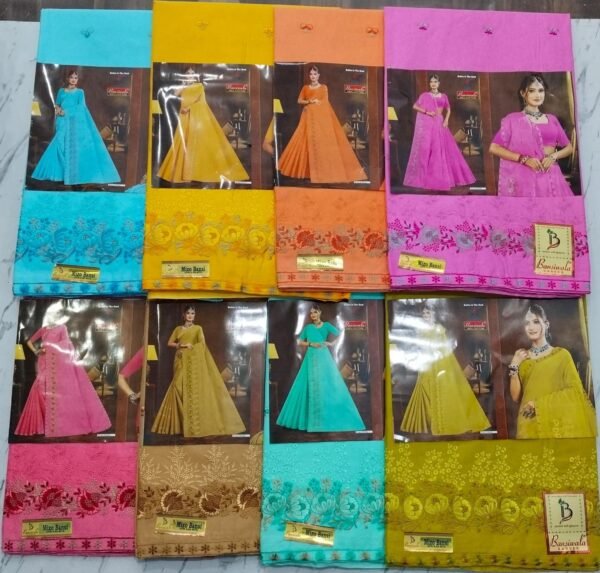 Cotton Saree Bansiwala Mizo Bansi