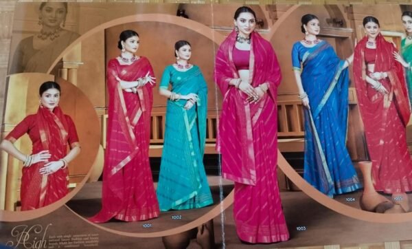 Synthetic Saree Nandini Anjeer Shake - Image 2