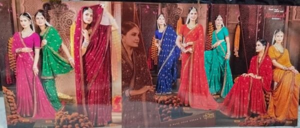 Synthetic Saree Nandini Dil Khushal - Image 2