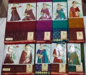 Cotton Saree Bansiwala Mapple Maslin