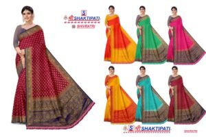 Synthetic Saree Sri Shaktipati Shivratri