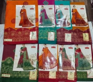 Cotton Saree Bansiwala Kasturi Cotton (Vol)