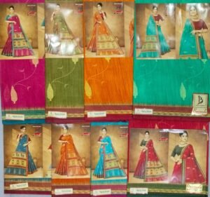 Cotton Saree Bansiwala Kamini Siroski (Vol)