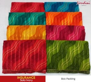 Synthetic Saree Nandini Insurance