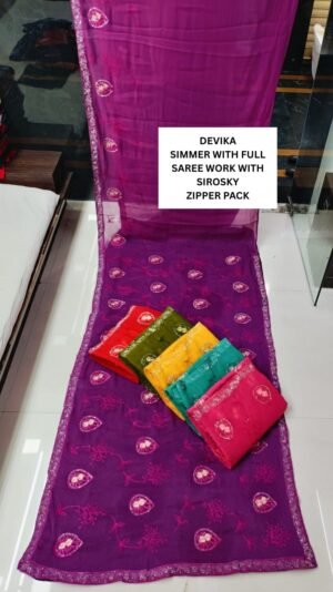 Synthetic Saree Sri Shaktipati Devika