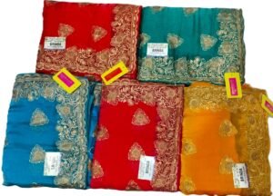 Synthetic Saree Laddu Gopal Brinda