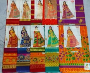 Cotton Saree Rajasthan Hira Moti