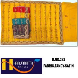 Synthetic Saree Hanumanta 392