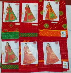 Cotton Saree Rajasthan Star Chunari