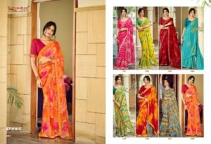 Synthetic Saree Satvachan Nirmal Kaya
