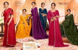 Synthetic Saree Satvachan Surya