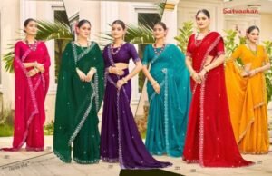 Synthetic Saree Satvachan Saila Didi