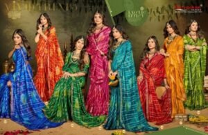 Synthetic Saree Satvachan Gunjan