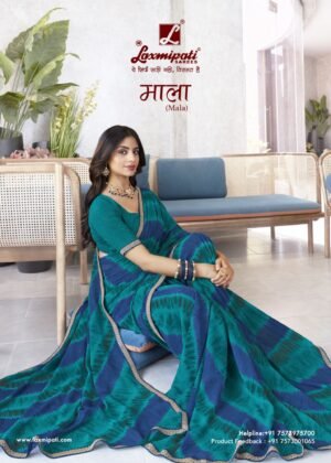 Synthetic Saree Laxmipati Mala