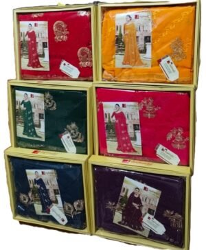 Synthetic Saree Jagdamba Atom Bomb