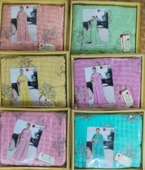 Synthetic Saree Jagdamba Elaichi