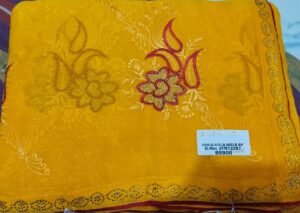 Synthetic Saree Jasleen Coca Cola