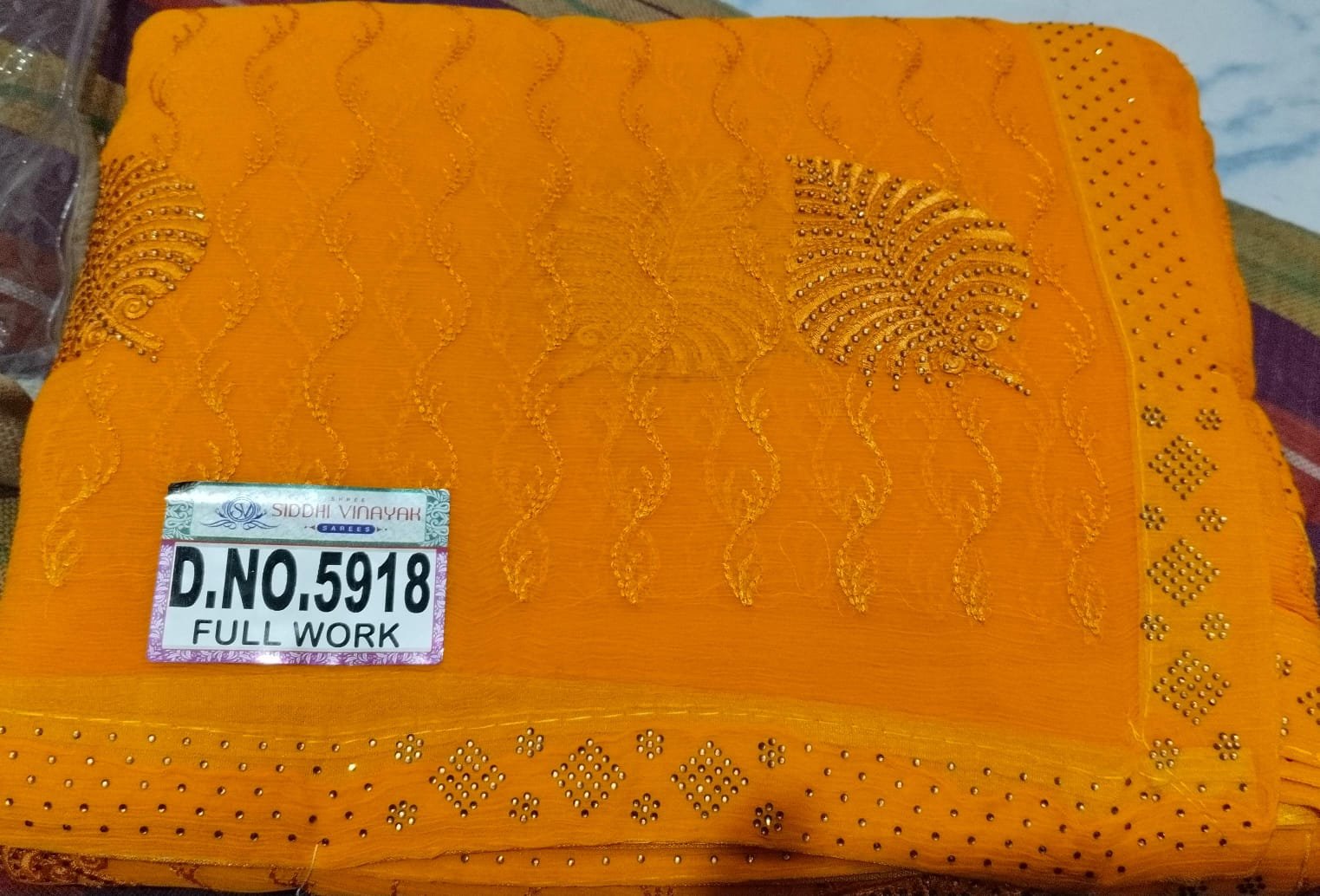 Synthetic Saree Siddhi Vinayak 5918