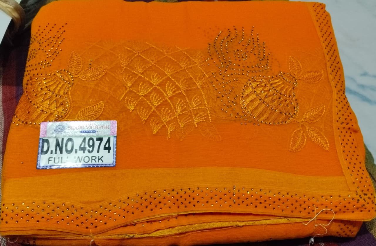 Synthetic Saree Siddhi Vinayak 4974