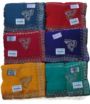 Synthetic Saree Shyam Bihari Dhamal