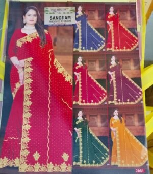 Synthetic Saree Laddu Gopal Sangram