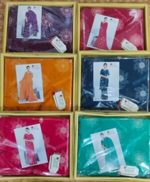 Synthetic Saree Jagdamba Moong Dal