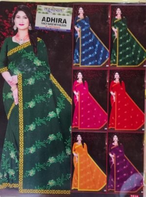 Synthetic Saree Laddu Gopal Adhira