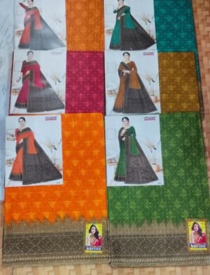 Cotton Saree Karina Vande Bharat