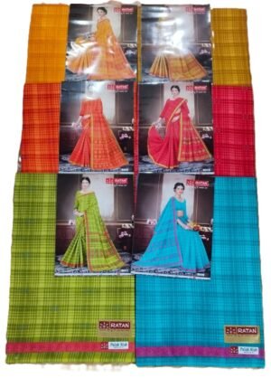 Cotton Saree Ratan Palak Slub